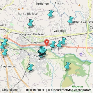 Mappa Via Prosi, 13856 Vigliano Biellese BI, Italia (2.0035)