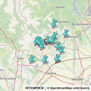 Mappa Via Prosi, 13856 Vigliano Biellese BI, Italia (10.05467)