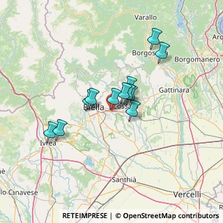Mappa Centro Commerciale Vigliano, 13856 Vigliano Biellese BI, Italia (10.36667)