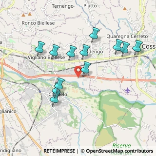 Mappa Centro Commerciale Vigliano, 13856 Vigliano Biellese BI, Italia (1.86083)