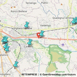 Mappa Centro Commerciale Vigliano, 13856 Vigliano Biellese BI, Italia (3.27182)