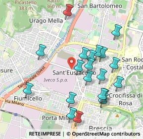 Mappa Via Attilio Franchi, 25127 Brescia BS, Italia (0.985)