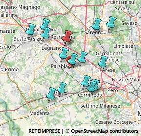 Mappa Piazza Alessandro Manzoni, 20014 Nerviano MI, Italia (6.72)