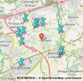 Mappa Via Antonio Gramsci, 20060 Gessate MI, Italia (1.98273)