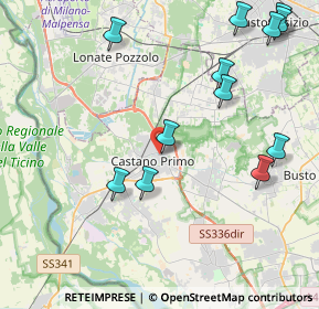 Mappa Via Silvio Pellico, 20022 Castano Primo MI, Italia (4.95417)