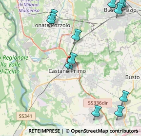 Mappa Via Silvio Pellico, 20022 Castano Primo MI, Italia (5.5125)