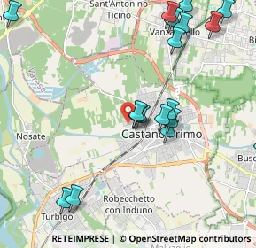 Mappa Via Giambattista Tiepolo, 20022 Castano Primo MI, Italia (2.6435)