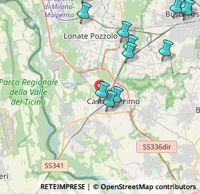 Mappa Via Giambattista Tiepolo, 20022 Castano Primo MI, Italia (5.15923)