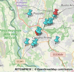 Mappa Via Giambattista Tiepolo, 20022 Castano Primo MI, Italia (3.02917)