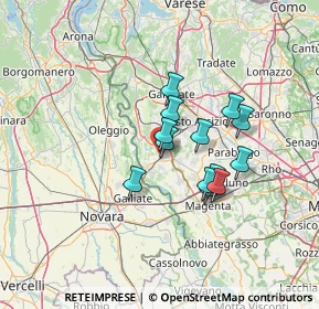 Mappa Via Giambattista Tiepolo, 20022 Castano Primo MI, Italia (10.05)