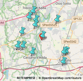 Mappa Via S. Alesandro, 24045 Fara Gera D'Adda BG, Italia (3.99692)