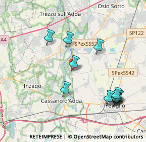 Mappa Via S. Alesandro, 24045 Fara Gera D'Adda BG, Italia (4.37692)