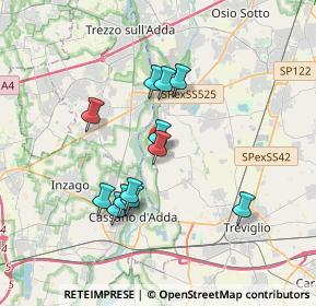 Mappa Via S. Alesandro, 24045 Fara Gera D'Adda BG, Italia (3.075)