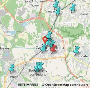 Mappa Via per Oleggio, 20022 Castano Primo MI, Italia (2.05)