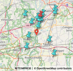 Mappa Via Linificio, 24045 Fara Gera d'Adda BG, Italia (7.11933)