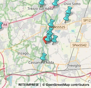 Mappa Via Linificio, 24045 Fara Gera d'Adda BG, Italia (3.68273)
