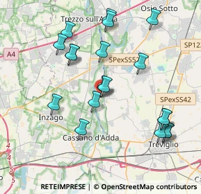 Mappa Via Linificio, 24045 Fara Gera d'Adda BG, Italia (4.03579)