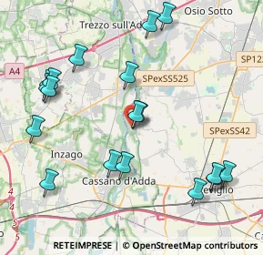 Mappa Via Linificio, 24045 Fara Gera d'Adda BG, Italia (4.61611)