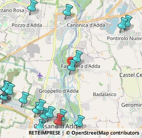 Mappa Via Linificio, 24045 Fara Gera d'Adda BG, Italia (3.211)