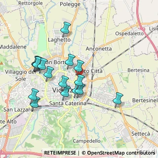 Mappa Via Giuliano Ziggiotti, 36100 Vicenza VI, Italia (1.82882)
