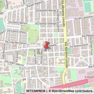 Mappa Via Tommaso Campanella, 5, 20092 Cinisello Balsamo, Milano (Lombardia)