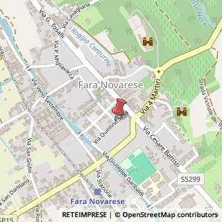Mappa Via Quintino Sella, 11, 28073 Fara Novarese, Novara (Piemonte)