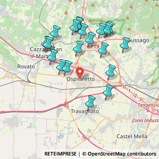 Mappa Piazza S. Rocco, 25035 Ospitaletto BS, Italia (4.065)