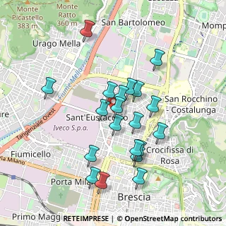 Mappa Via delle Tofane, 25128 Brescia BS, Italia (0.849)