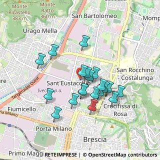 Mappa Via delle Tofane, 25128 Brescia BS, Italia (0.7385)