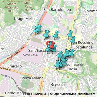 Mappa Via delle Tofane, 25128 Brescia BS, Italia (0.708)