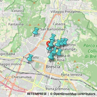 Mappa Via delle Tofane, 25128 Brescia BS, Italia (0.95385)