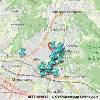 Mappa Via delle Tofane, 25128 Brescia BS, Italia (1.58941)