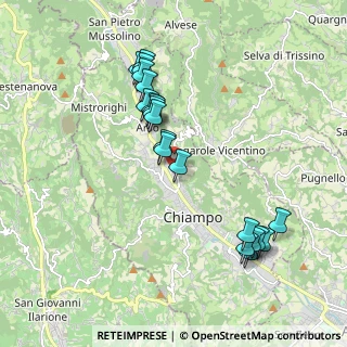 Mappa Via Ridolfi Patrizio, 36072 Chiampo VI, Italia (1.9315)