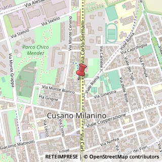 Mappa Via C. Sormani, 67, 20095 Cusano Milanino, Milano (Lombardia)