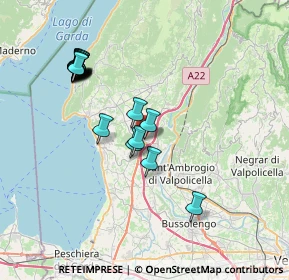 Mappa Via Danzia, 37010 Affi VR, Italia (7.47389)