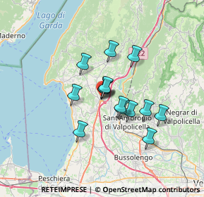 Mappa Via Danzia, 37010 Affi VR, Italia (5.005)