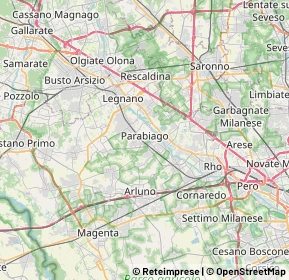 Mappa 20015 Parabiago MI, Italia (6.733)