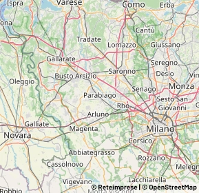 Mappa 20015 Parabiago MI, Italia (10.1235)