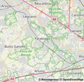 Mappa 20015 Parabiago MI, Italia (4.656)