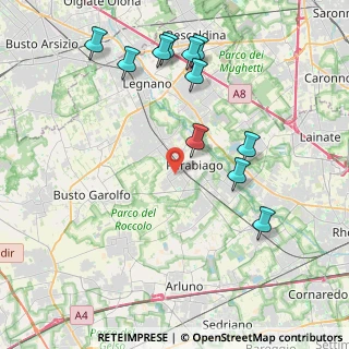 Mappa Via Bergamo, 20015 Parabiago MI, Italia (4.52818)
