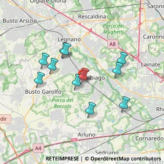 Mappa Via Bergamo, 20015 Parabiago MI, Italia (3.38091)