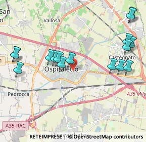 Mappa Via VIII Settembre, 25035 Ospitaletto BS, Italia (2.355)