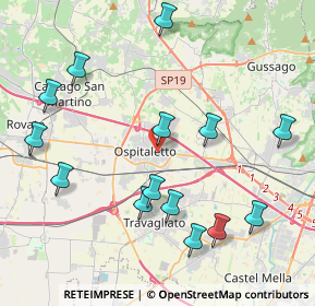 Mappa Via VIII Settembre, 25035 Ospitaletto BS, Italia (4.55357)