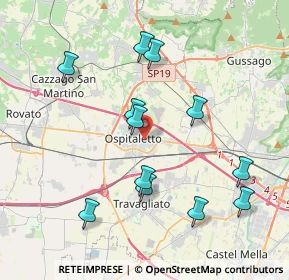 Mappa Via VIII Settembre, 25035 Ospitaletto BS, Italia (3.93917)