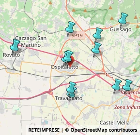 Mappa Via VIII Settembre, 25035 Ospitaletto BS, Italia (4.24583)