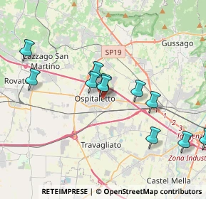 Mappa Via VIII Settembre, 25035 Ospitaletto BS, Italia (3.82)