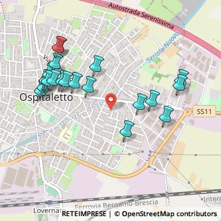 Mappa Via VIII Settembre, 25035 Ospitaletto BS, Italia (0.5515)
