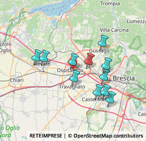 Mappa Via VIII Settembre, 25035 Ospitaletto BS, Italia (6.37)