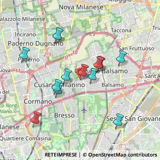 Mappa Via XXV Aprile, 20095 Cinisello Balsamo MI, Italia (1.82231)