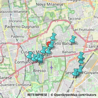 Mappa Via XXV Aprile, 20095 Cinisello Balsamo MI, Italia (1.96267)